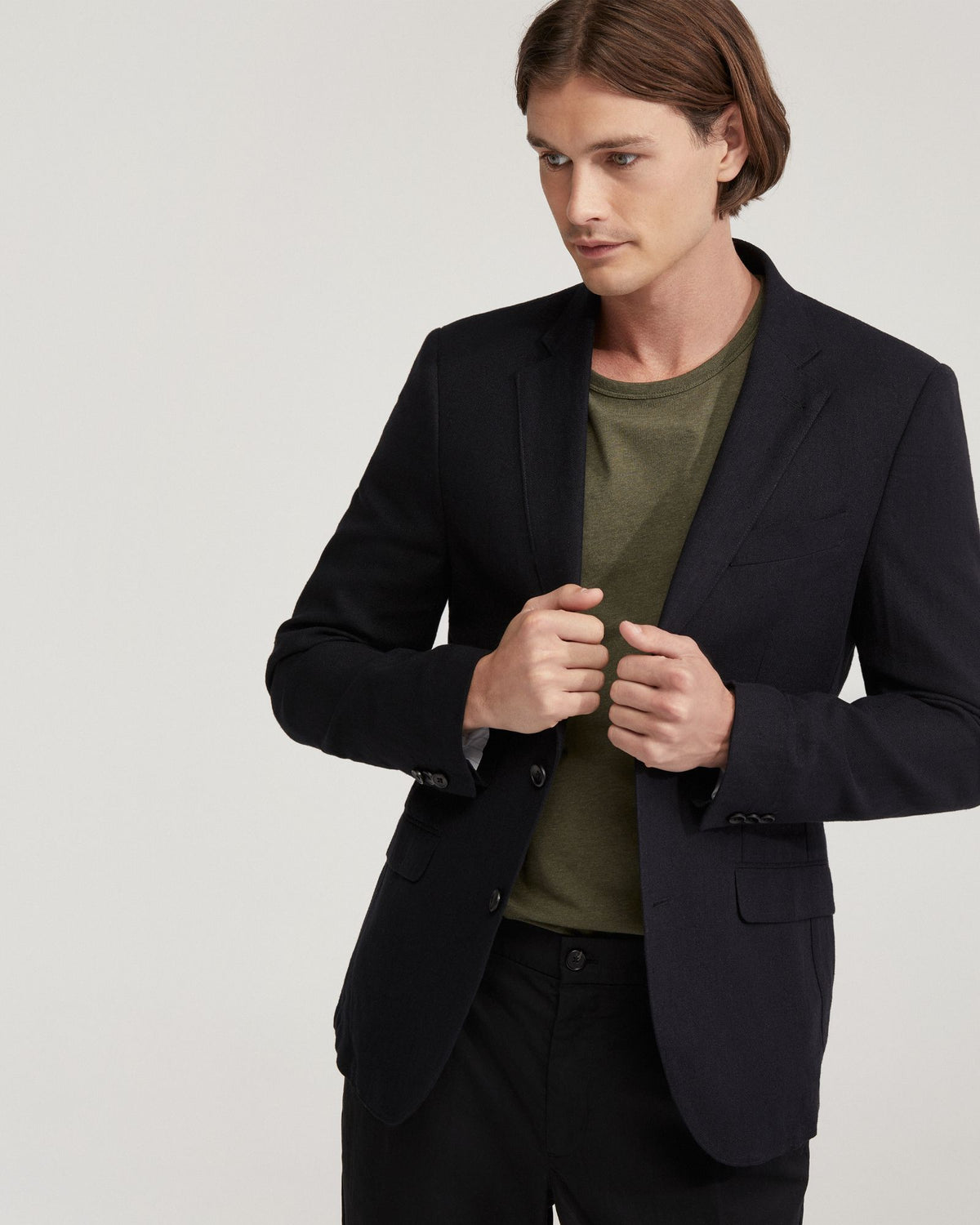 Milton Linen Blend Blazer MENS JACKETS AND COATS