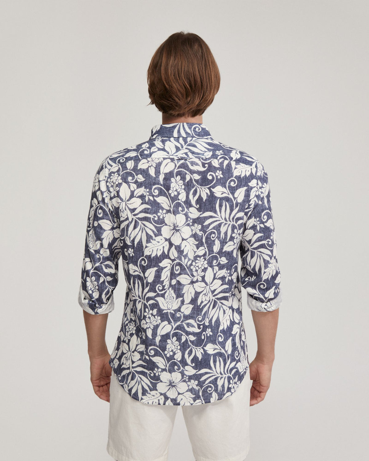 Holloway Linen Blend Printed Shirt - Available ~ 1-2 weeks MENS SHIRTS