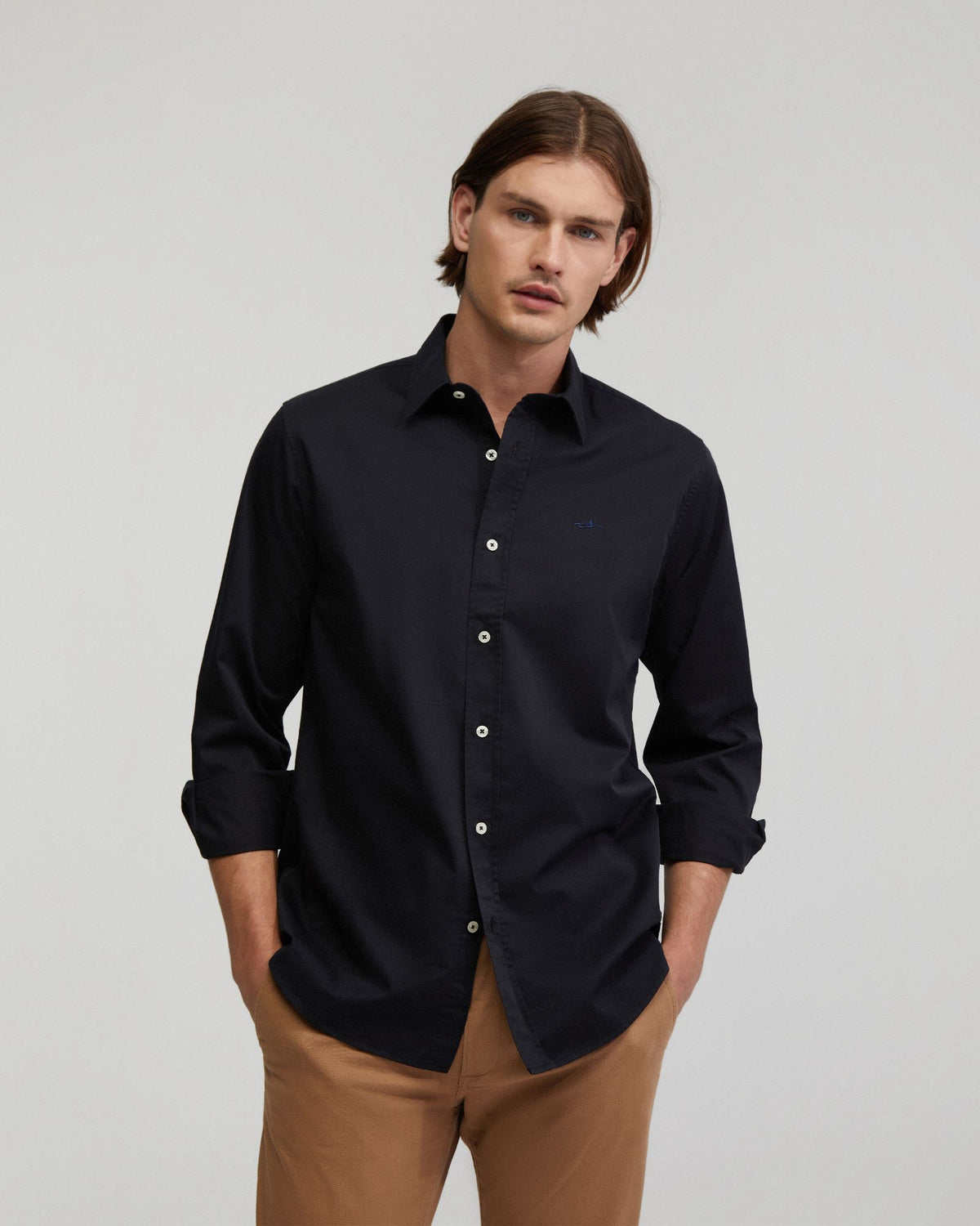 Fergus Fine Twill Cotton Shirt MENS SHIRTS