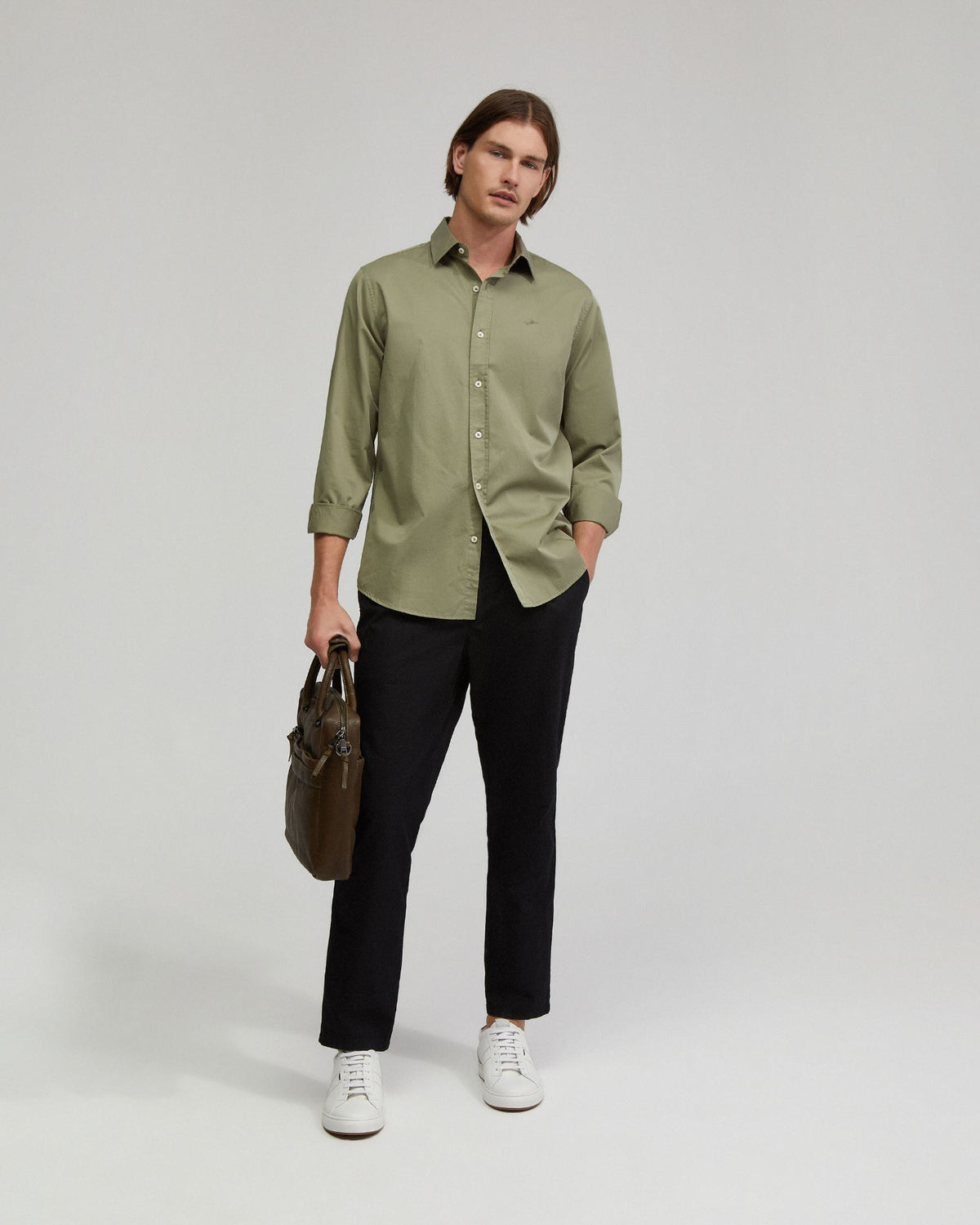 Fergus Fine Twill Cotton Shirt MENS SHIRTS