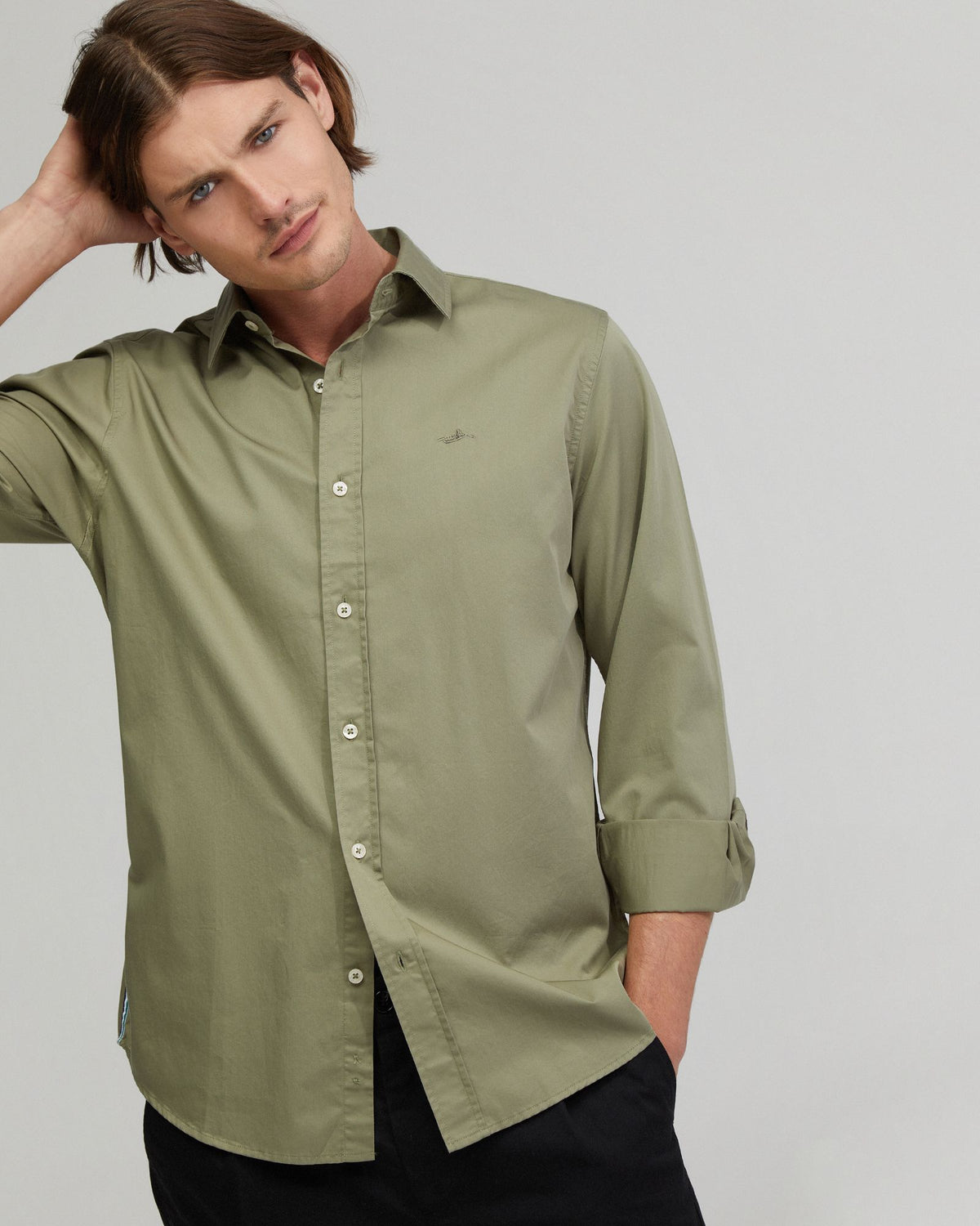 Fergus Fine Twill Cotton Shirt MENS SHIRTS