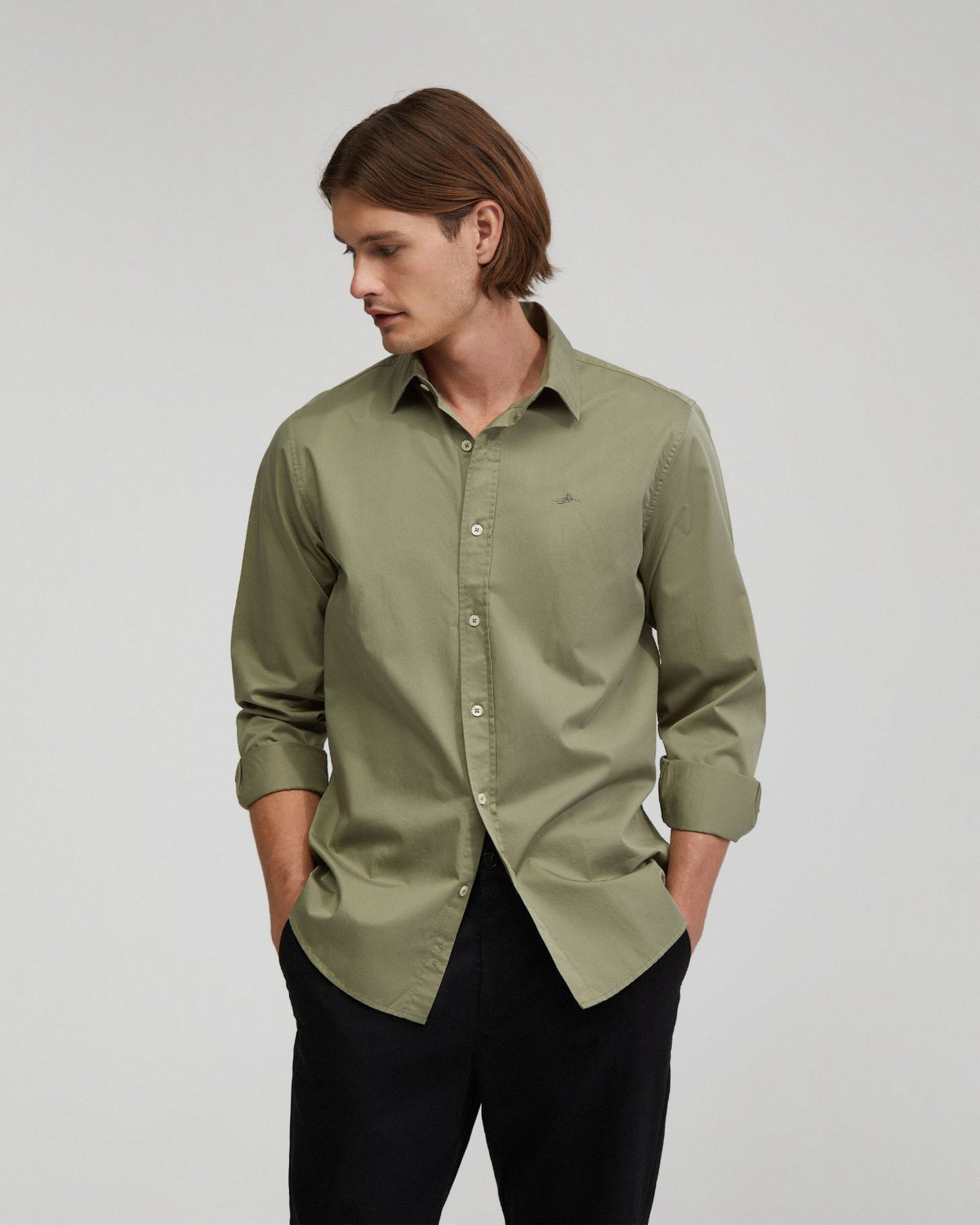 Fergus Fine Twill Cotton Shirt MENS SHIRTS