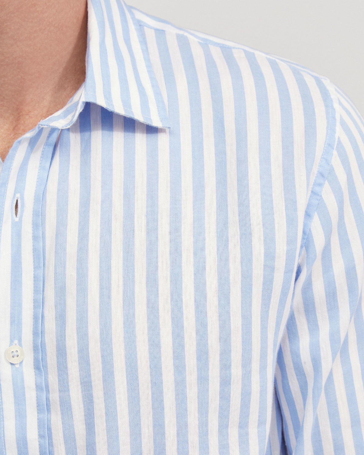 Fergus Linen Striped Shirt MENS SHIRTS