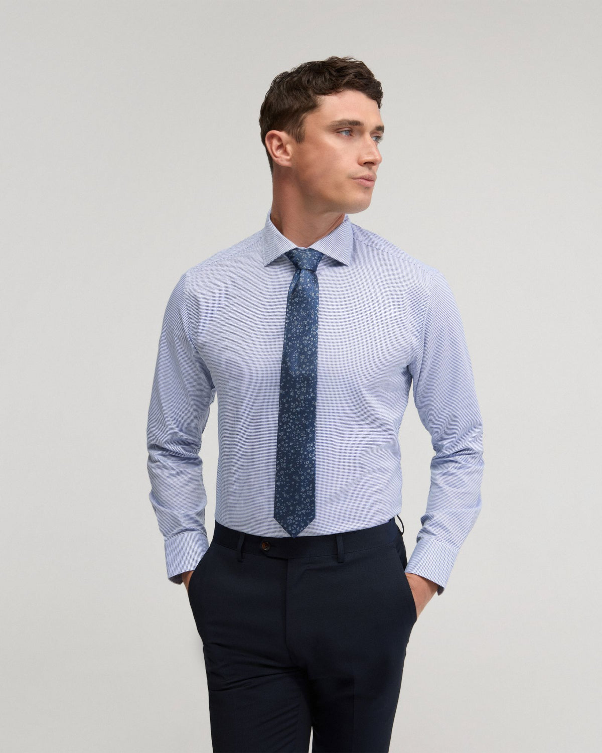 Regent Cotton Dobby Shirt - Available ~ 1-2 weeks MENS SHIRTS