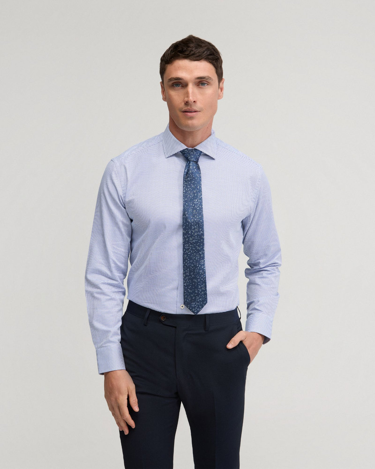 Regent Cotton Dobby Shirt - Available ~ 1-2 weeks MENS SHIRTS