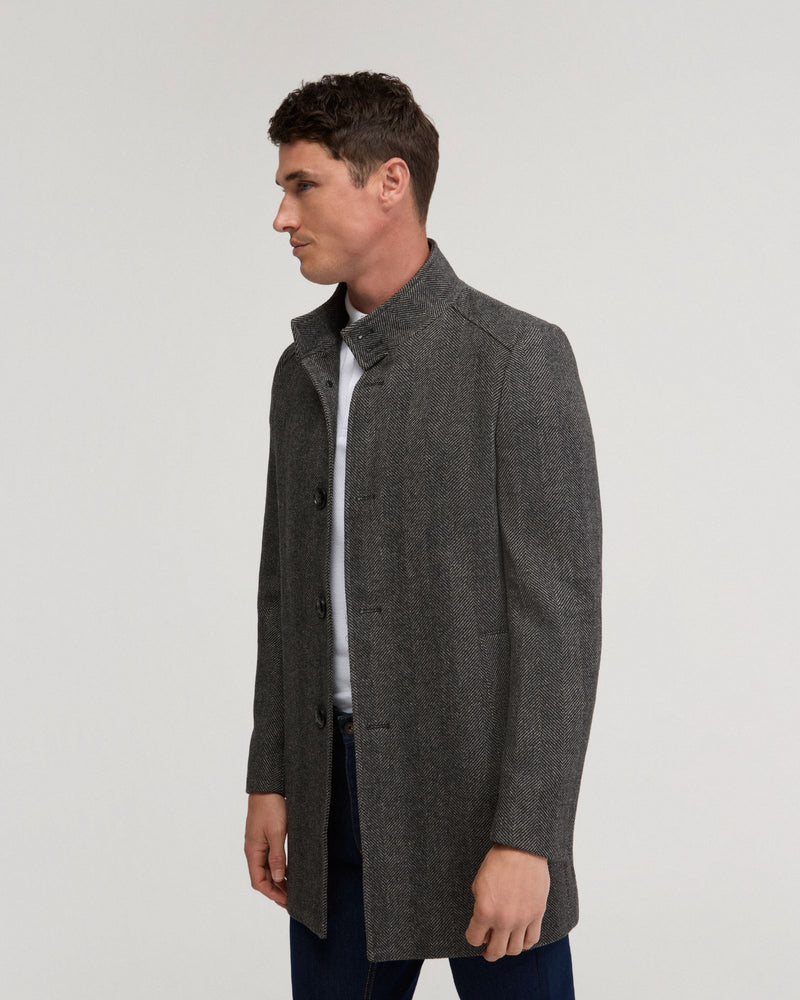 Dunbar Wool Rich Overcoat - Available ~ 1-2 weeks MENS JACKETS AND COATS