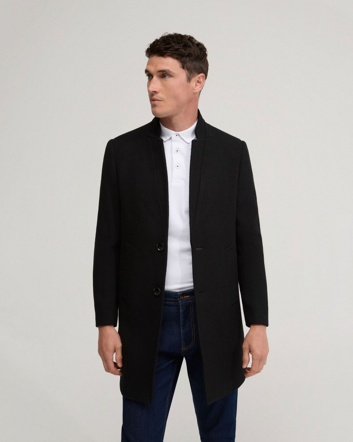 Austin Wool Rich Overcoat - Available ~ 1-2 weeks MENS JACKETS AND COATS