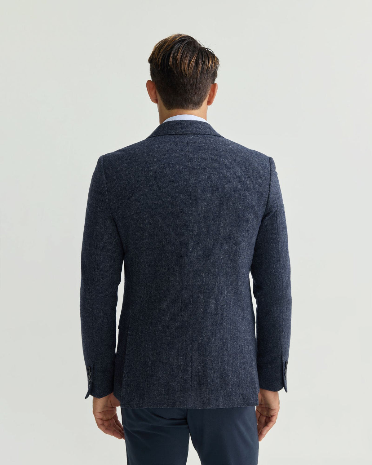Blake Herringbone Wool Blazer MENS JACKETS AND COATS