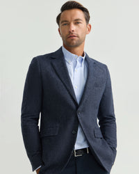 Blake Herringbone Wool Blazer MENS JACKETS AND COATS