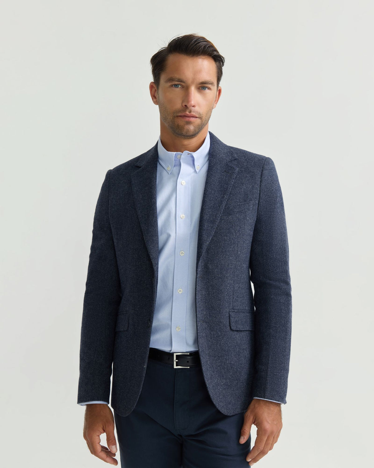 Blake Herringbone Wool Blazer MENS JACKETS AND COATS