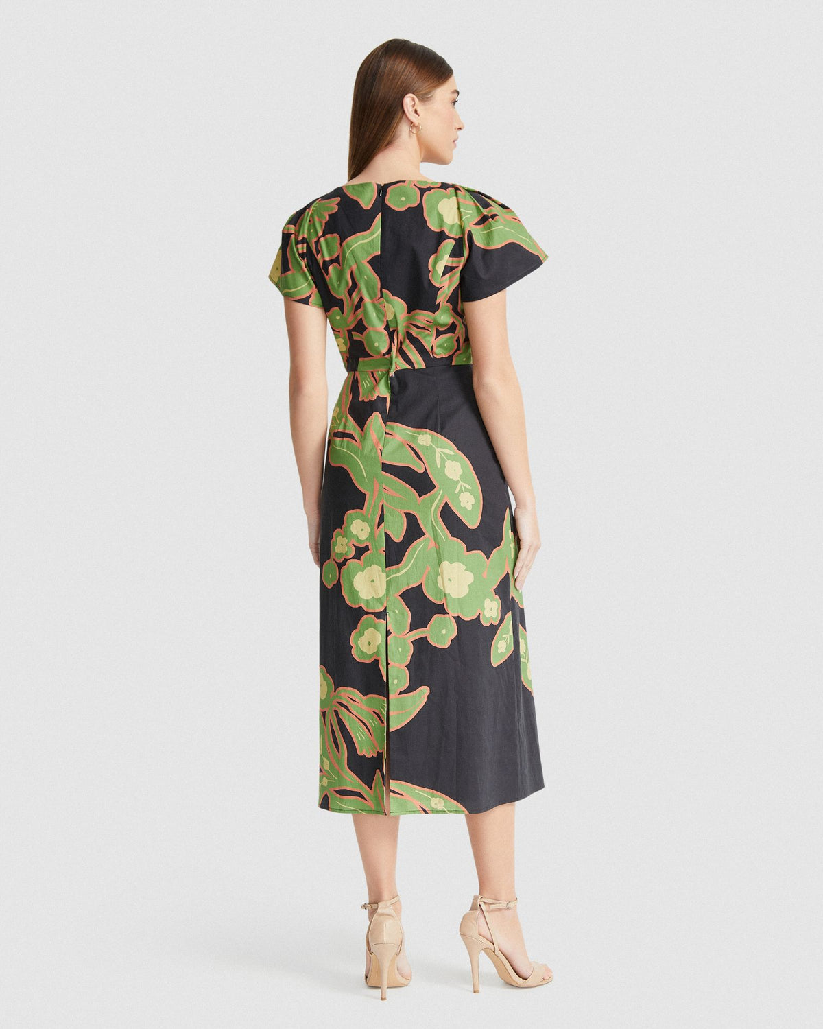 ELOISE VINE PRINT DRESS WOMENS DRESSES