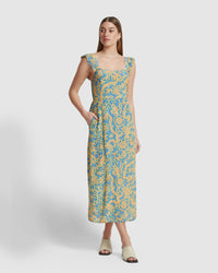 LAURA TROPICS DRESS WOMENS DRESSES