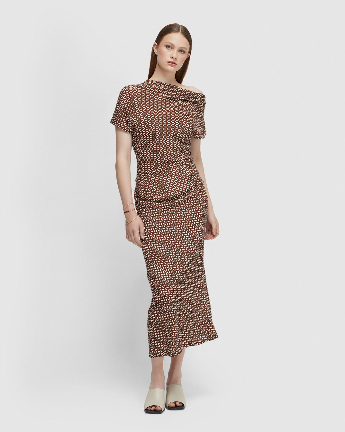 VICTORIA ZIGZAG DRESS WOMENS DRESSES