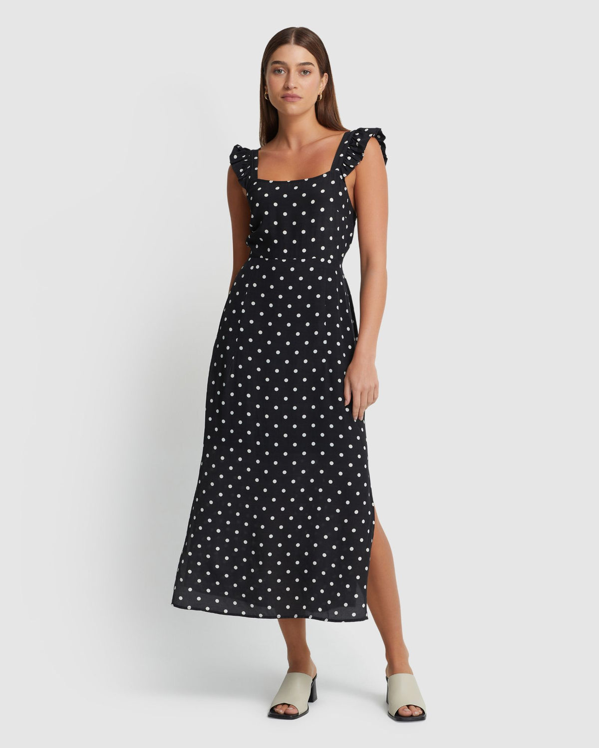 LAURA SPOT DRESS WOMENS DRESSES