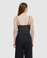 SUMI SPOT TOP WOMENS TOPS