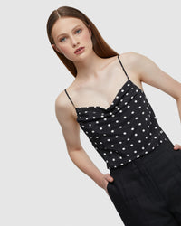 SUMI SPOT TOP WOMENS TOPS