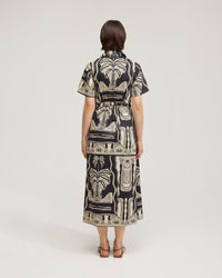 JASMINE PRINTED SHIRT DRESS - AVAILABLE ~ 1-2 weeks WOMENS DRESSES