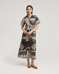 Jasmine Printed Shirt Dress - Available ~ 1-2 weeks WOMENS DRESSES