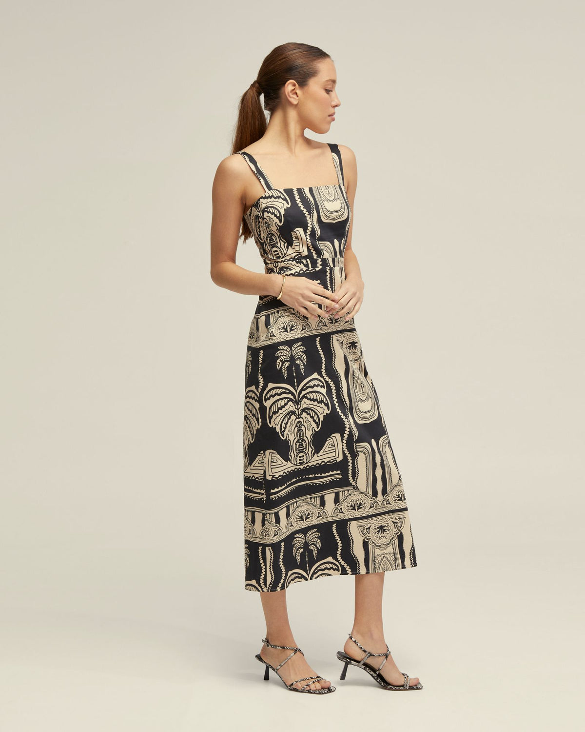 MARGOT PRINTED DRESS WOMENS DRESSES