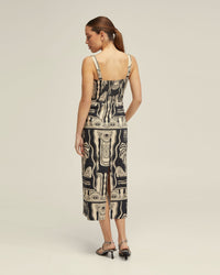 MARGOT PRINTED DRESS WOMENS DRESSES