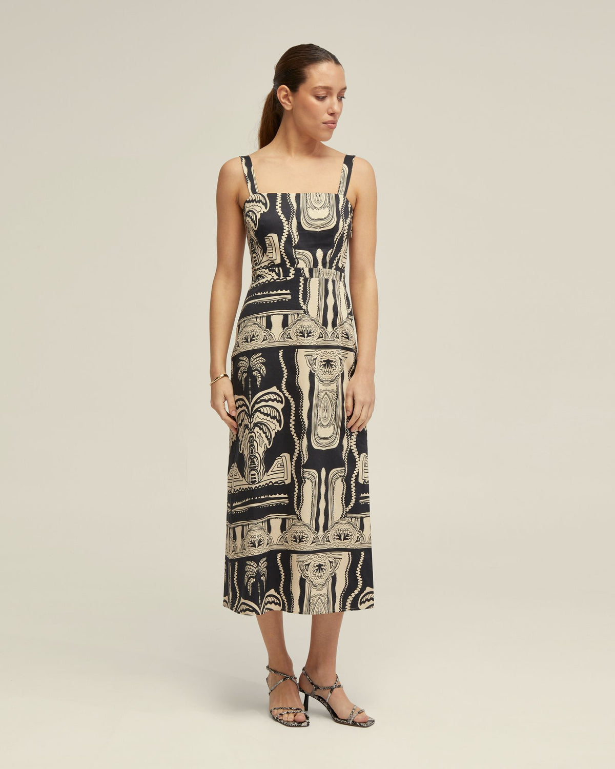 MARGOT PRINTED DRESS WOMENS DRESSES