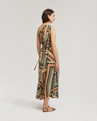 SAMINA PRINTED ONE-SHOULDER DRESS WOMENS DRESSES