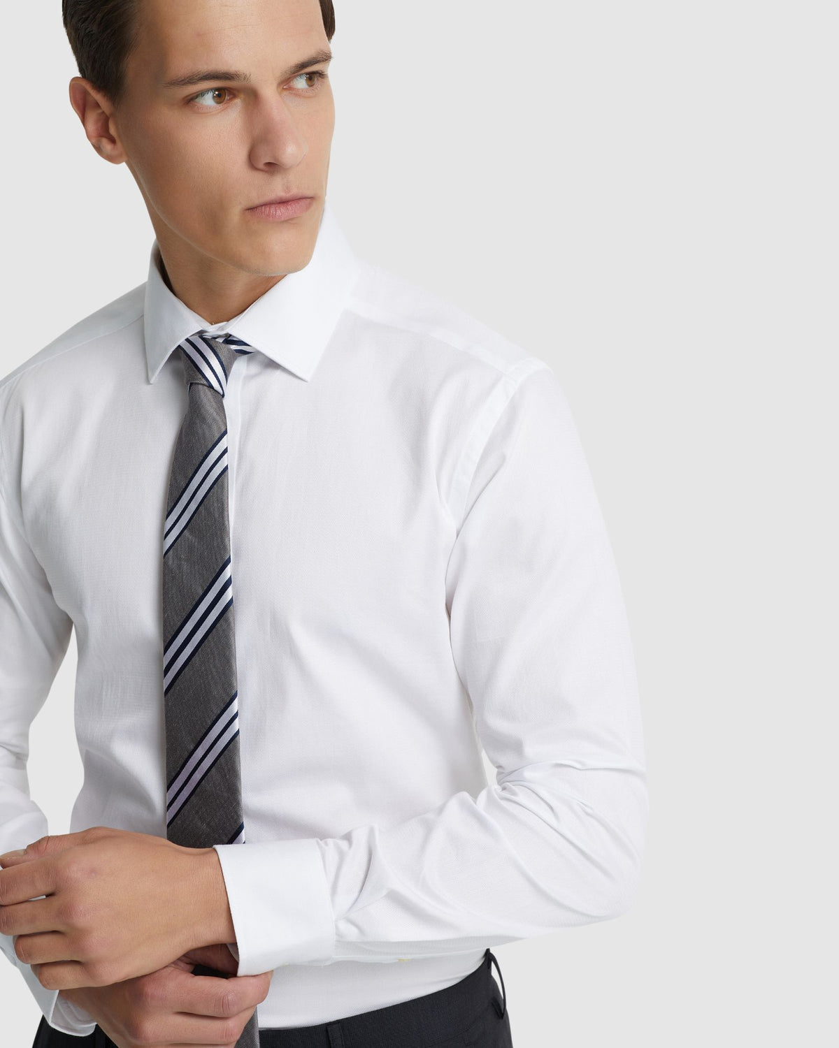 BECKTON DOBBY SHIRT MENS SHIRTS