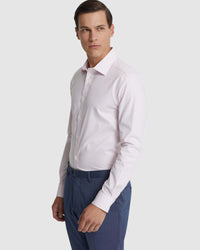 BECKTON COTTON STRETCH STRIPE SHIRT MENS SHIRTS