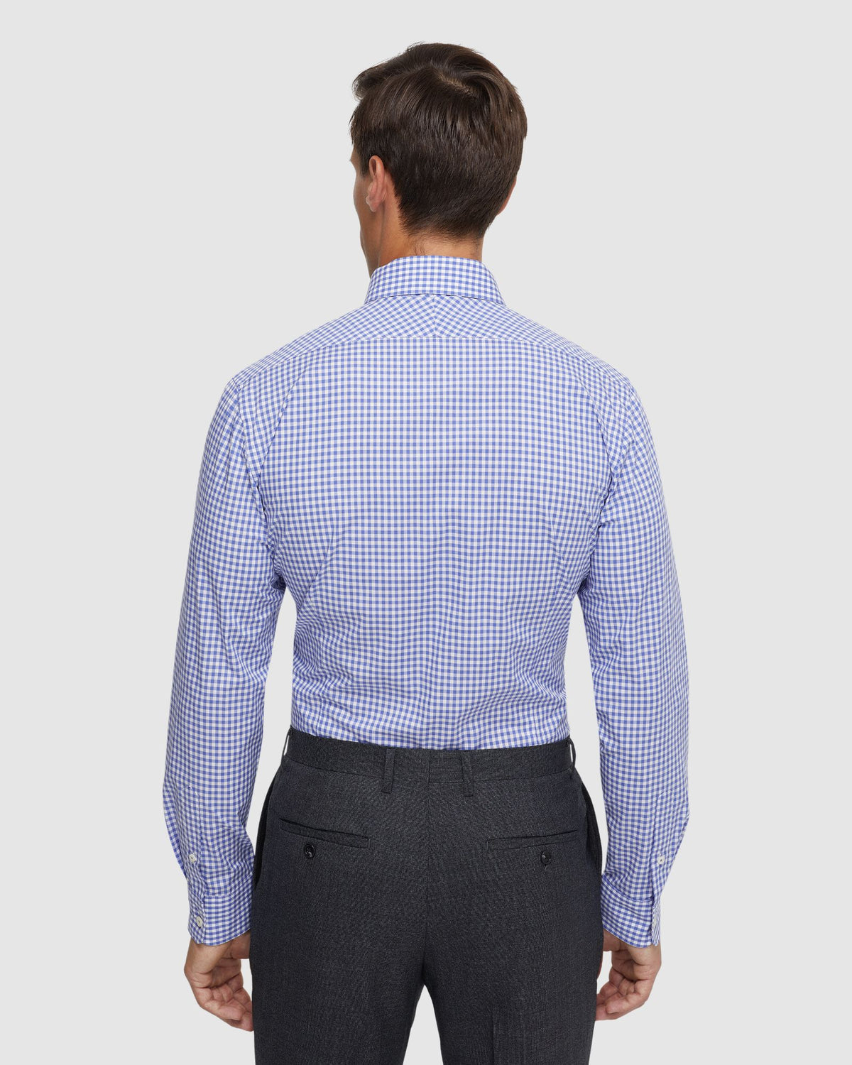 BECKTON COTTON GINGHAM SHIRT MENS SHIRTS