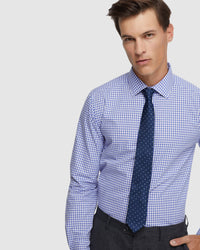 BECKTON COTTON GINGHAM SHIRT MENS SHIRTS