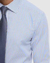 BECTTON COTTON STRIPED SHIRT MENS SHIRTS