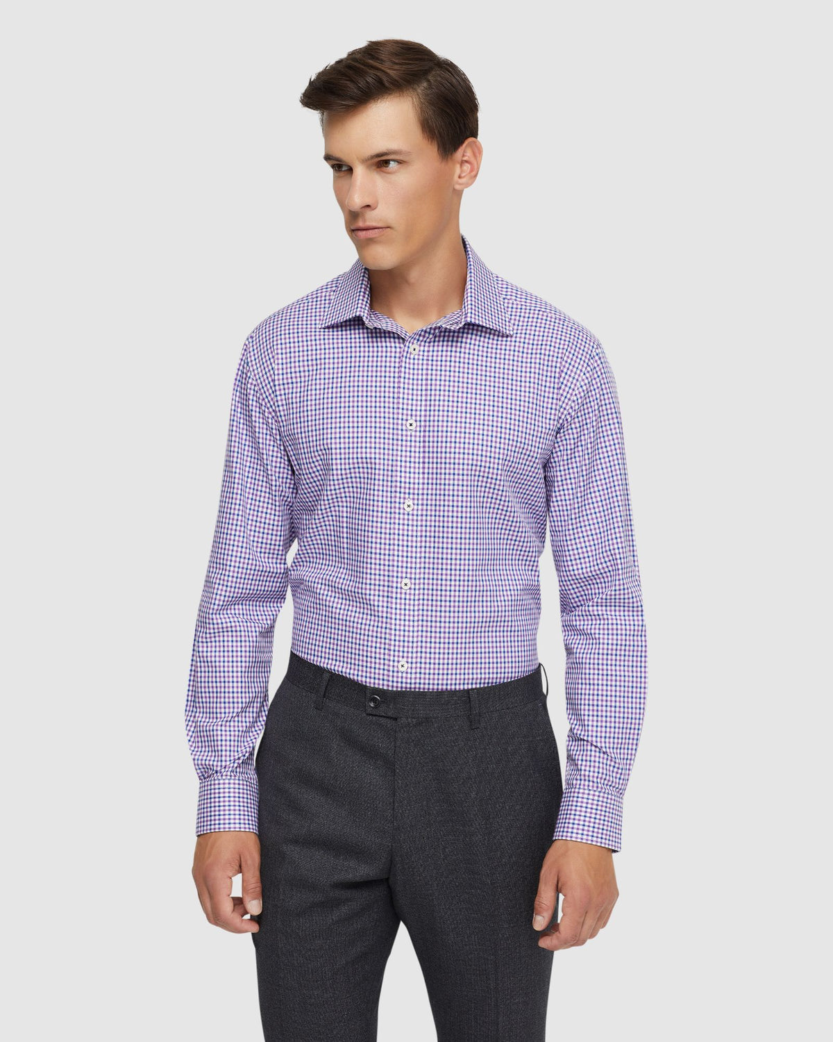 ISLINGTON COTTON SMALL CHECK SHIRT MENS SHIRTS