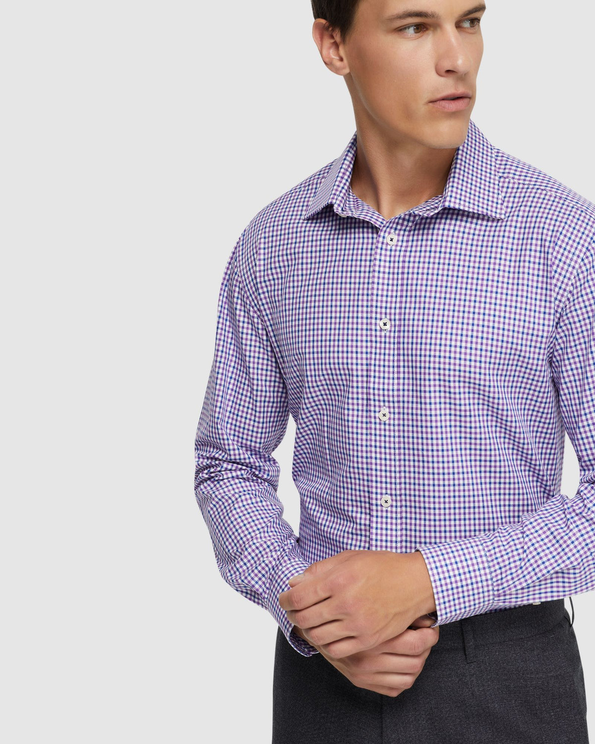 ISLINGTON COTTON SMALL CHECK SHIRT MENS SHIRTS