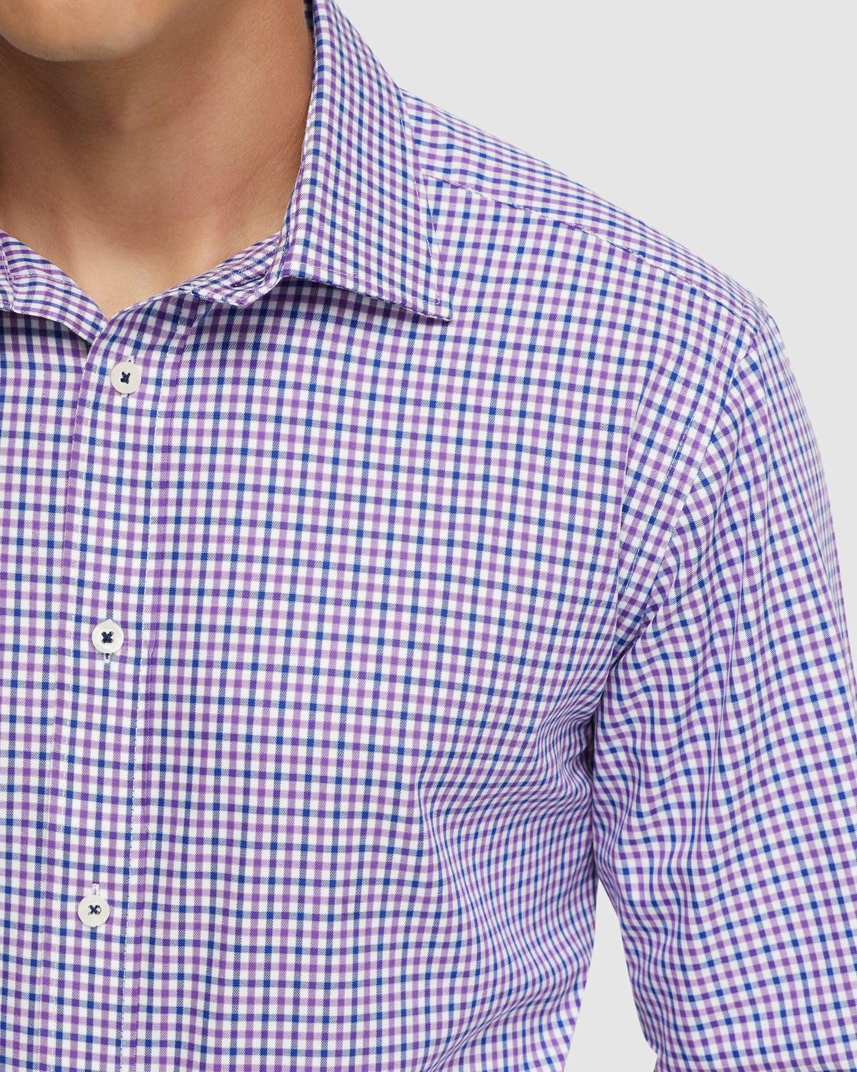 ISLINGTON COTTON SMALL CHECK SHIRT MENS SHIRTS