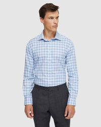 ISLINGTON COTTON SMALL CHECK SHIRT MENS SHIRTS