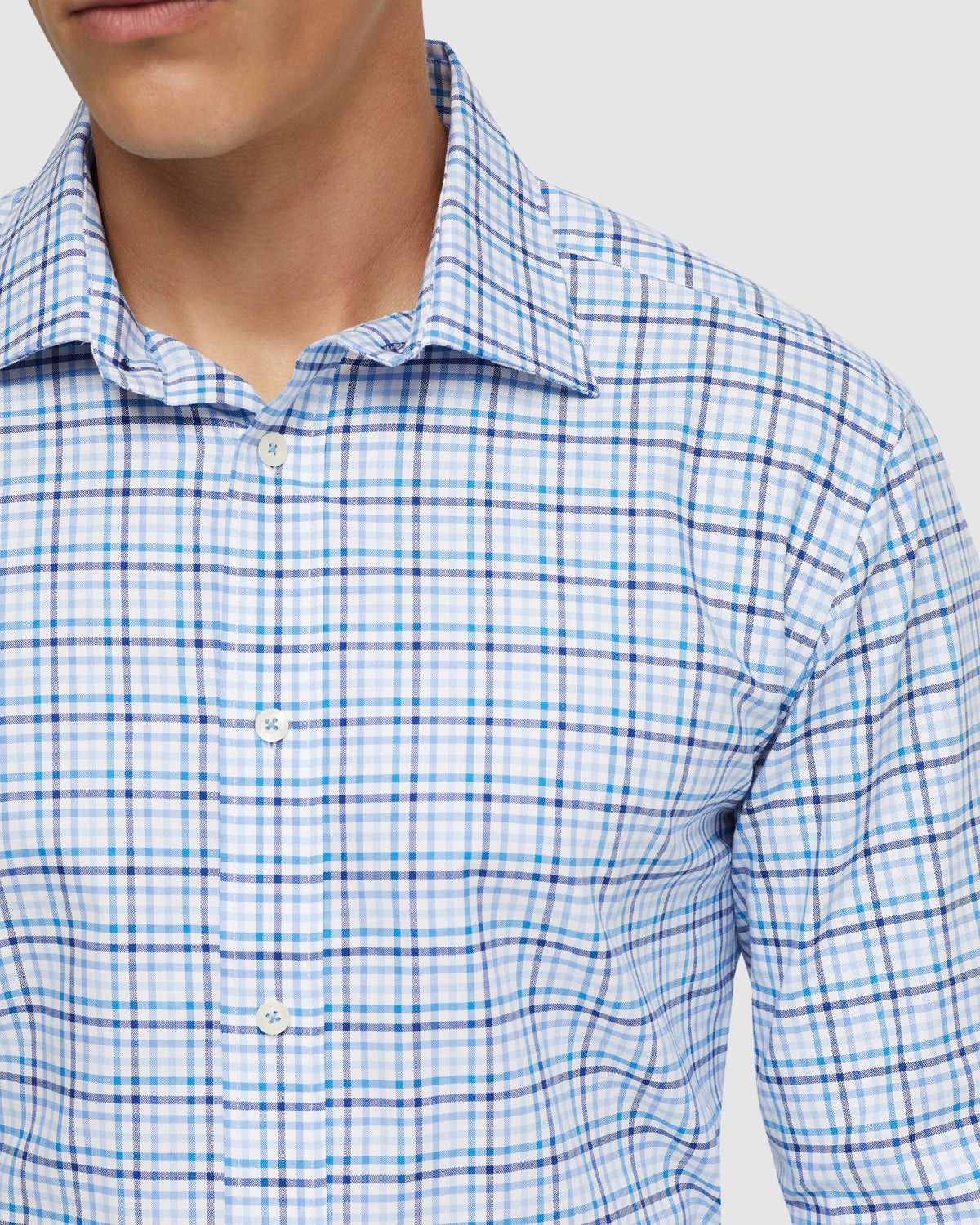 ISLINGTON COTTON SMALL CHECK SHIRT MENS SHIRTS