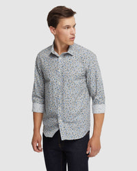 KENTON FLORAL PRINT COTTON SHIRT MENS SHIRTS