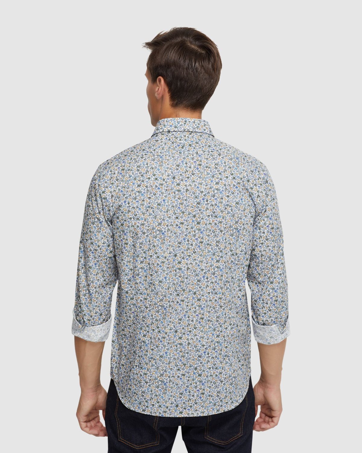 KENTON FLORAL PRINT COTTON SHIRT MENS SHIRTS