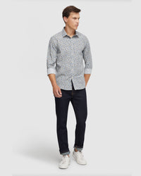 KENTON FLORAL PRINT COTTON SHIRT MENS SHIRTS