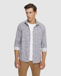 KENTON FLORAL PRINT COTTON SHIRT MENS SHIRTS