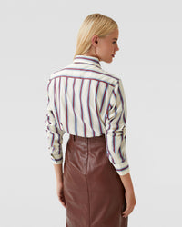 ARIEL COTTON STRIPED SHIRT - AVAILABLE ~ 1-2 weeks WOMENS SHIRTS