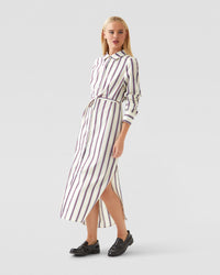 DIANNE COTTON STRIPED SHIRT DRESS - AVAILABLE ~ 1-2 weeks WOMENS DRESSES