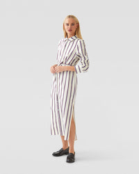 DIANNE COTTON STRIPED SHIRT DRESS - AVAILABLE ~ 1-2 weeks WOMENS DRESSES