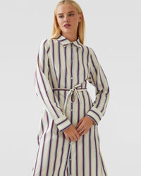 DIANNE COTTON STRIPED SHIRT DRESS - AVAILABLE ~ 1-2 weeks WOMENS DRESSES