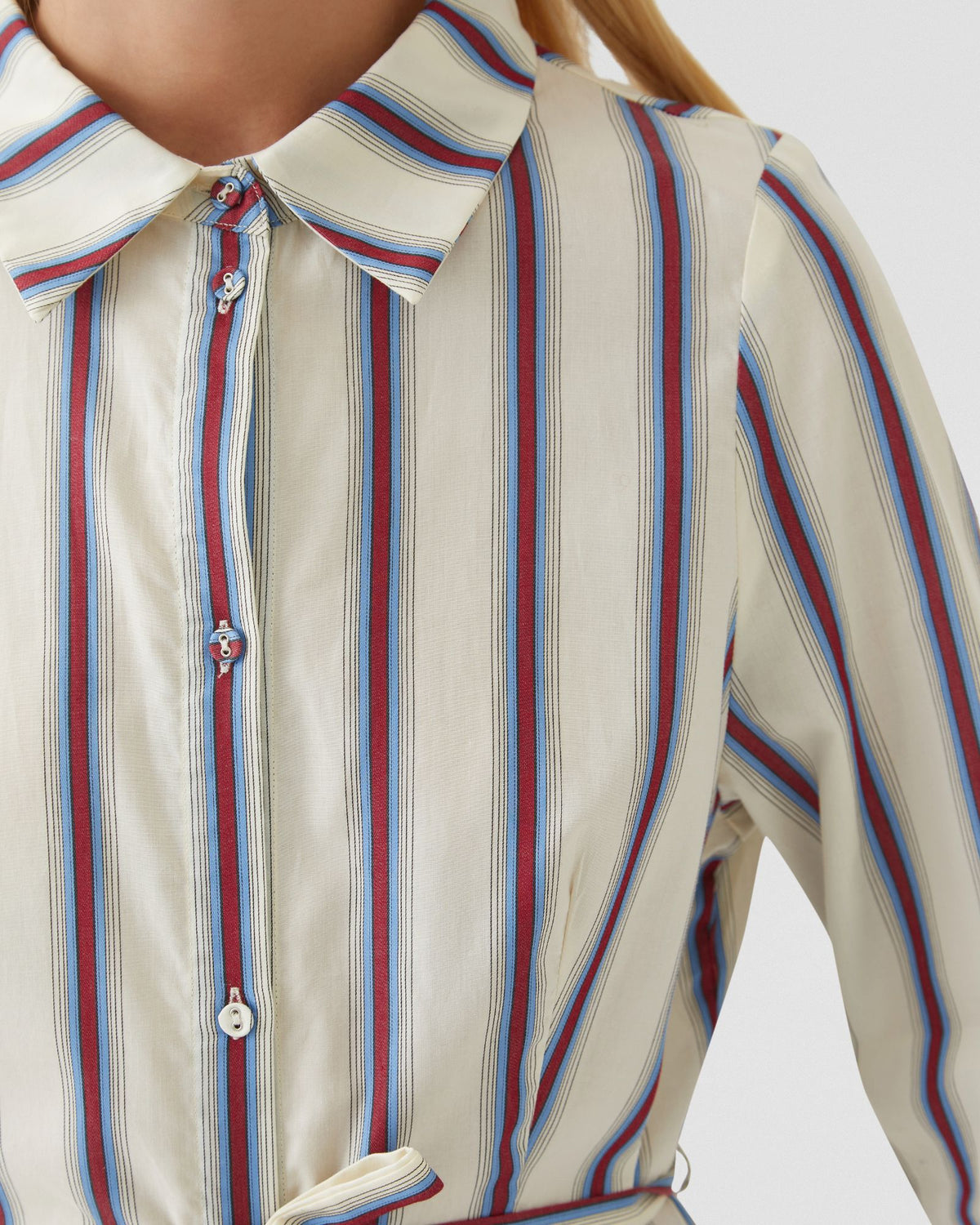 DIANNE COTTON STRIPED SHIRT DRESS - AVAILABLE ~ 1-2 weeks WOMENS DRESSES