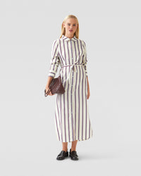 DIANNE COTTON STRIPED SHIRT DRESS - AVAILABLE ~ 1-2 weeks WOMENS DRESSES