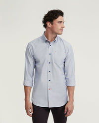 STRATTON OXFORD WEAVE COTTON SHIRT MENS SHIRTS