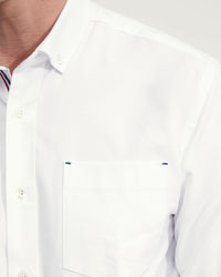 STRATTON OXFORD WEAVE COTTON SHIRT MENS SHIRTS