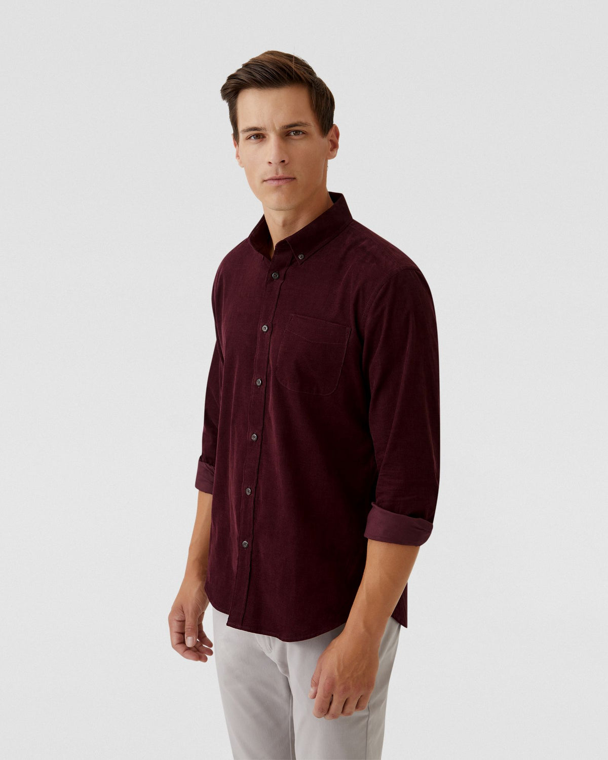 PORTLAND CORDUROY COTTON SHIRT MENS SHIRTS