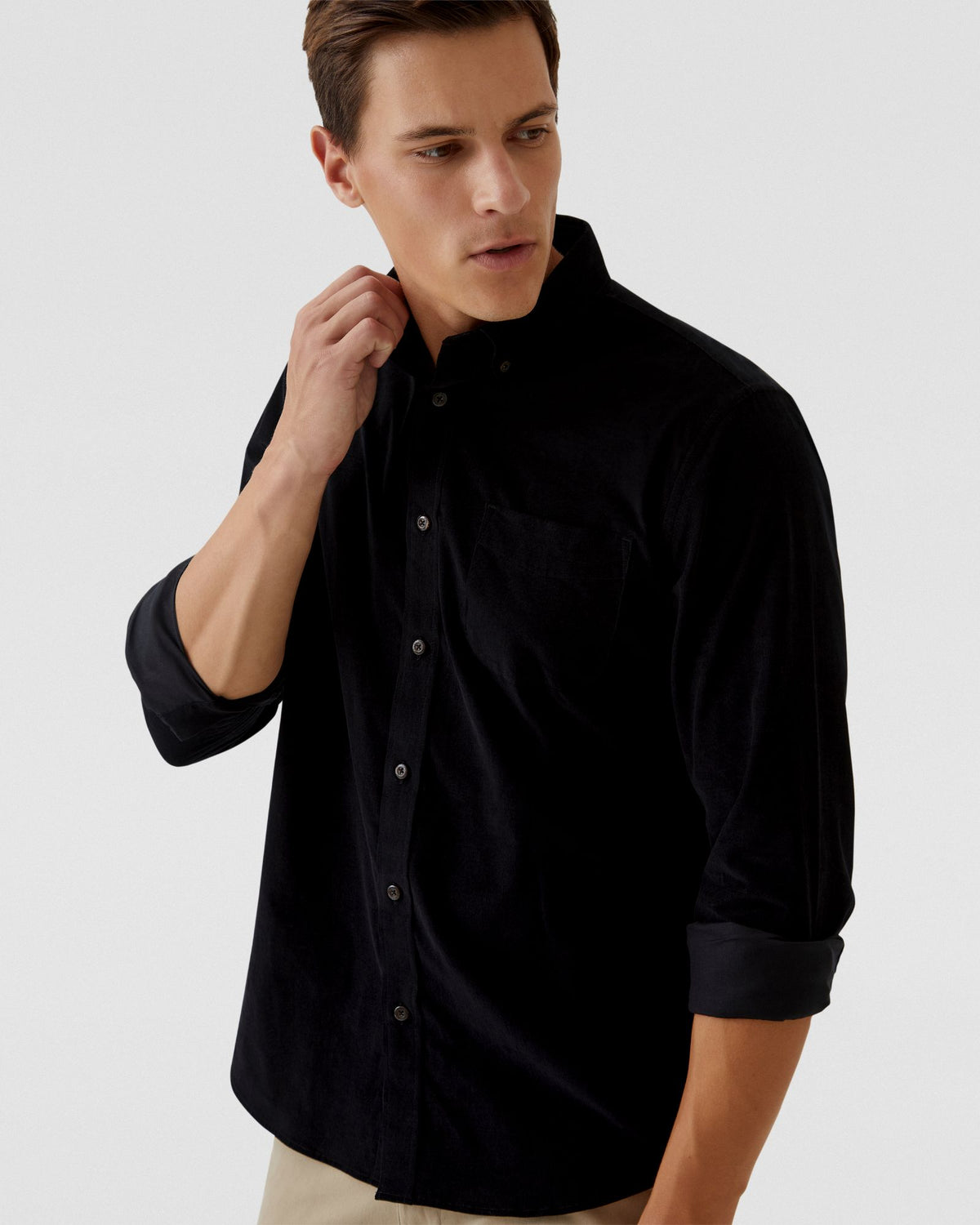 PORTLAND CORDUROY COTTON SHIRT MENS SHIRTS